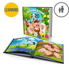 "Learns to Count" Personalised Story Book - enHC - Icon