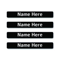 Single Colour Mini Name Labels