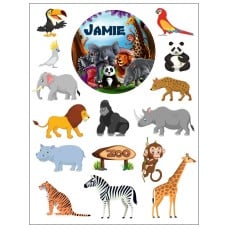 Visits the Zoo Sticker Pack