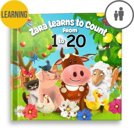 "Learns to Count" Personalised Story Book
