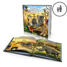 "Goes on Safari" Personalised Story Book - enHC - Icon